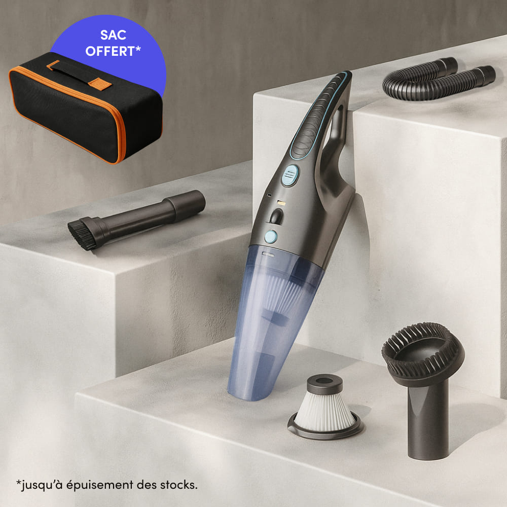 Pack complet aspirateur à main